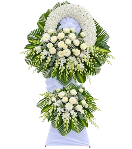 Hoa đám tang 2 tầng - 1243
